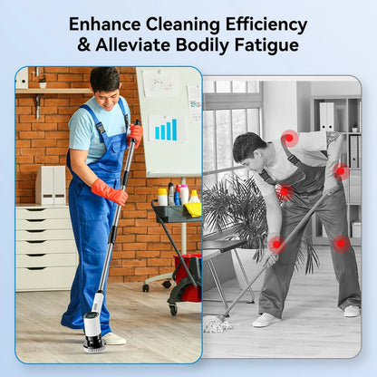 Electric Cleaning Brush Cordless Handheld Shower Scrubber Spin Cleaner Multifunctional Cleaner with 7PCS Heads Bathroom Kitchen