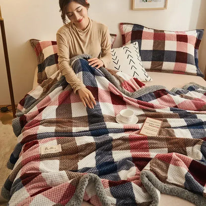 Soft Chenille Knit Throw Blanket - Handmade Machine Washable Cozy for Couch  Bed - ZOOMNSTORE