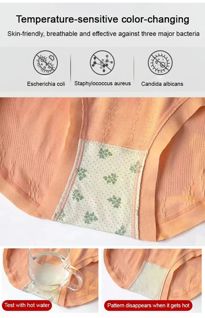 3PCS/set Universal Underwear Woman High Waist Women's Panties Comfort Cotton Brief Breathable Panty Underpants for Ladies