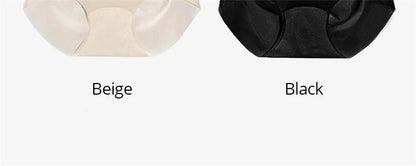 Flarixa 3PCS Seamless High Waist Panties for Women Ultra Thin Ice Silk Panties Comfort Briefs Antibacterial Underwear Underpants