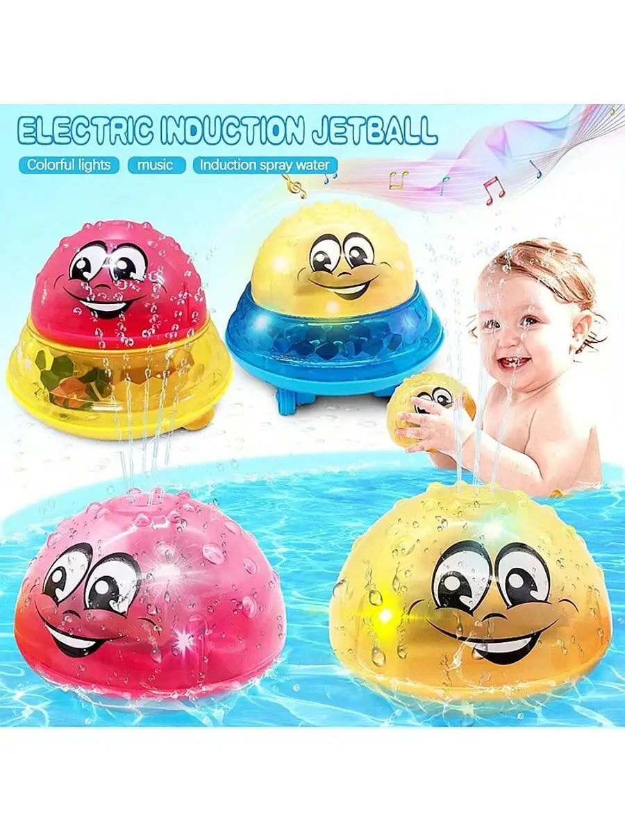 Baby Bath Toys, Toddler Bath Toys for Kids Ages 1-3, Light Up Whale Bath Toy Sprinkler, Pool Water Table Infant Baby Toys 6-12-1