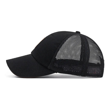 Baseball Cap Mens Mesh Sun Hat Outdoor Sports Golf Sunshade Caps Four Seasons Adjustable Hip-Hop Hats for Men Baseball Cap
