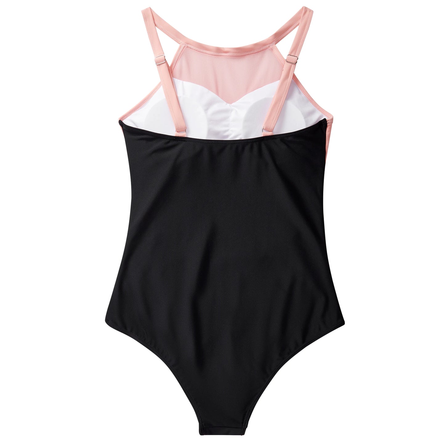 XL Size One Piece Swimsuit Women Mesh Hollow Out Swimwear For Women Solid Padded Push Up Plus Size Summer Bathing Suits Female