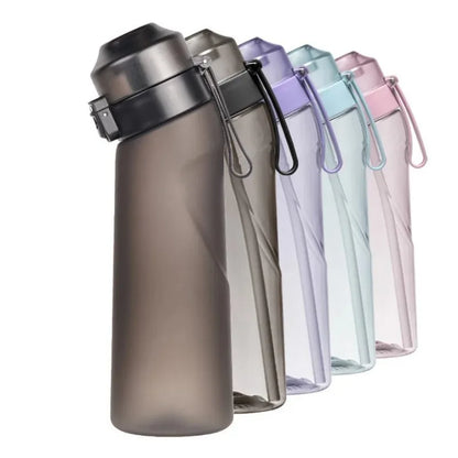 Air Flavored Water Bottle Scent Up Water Cup Sports Water Bottle For Outdoor Fitness Fashion Water Cup With Straw Flavor Pods