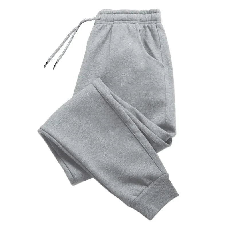 Men Sweatpants High Quality Drawstring Solid Color Jogger Pants All Season Home Outdoor Casual Sport Trousers 2025 Men's Clothes