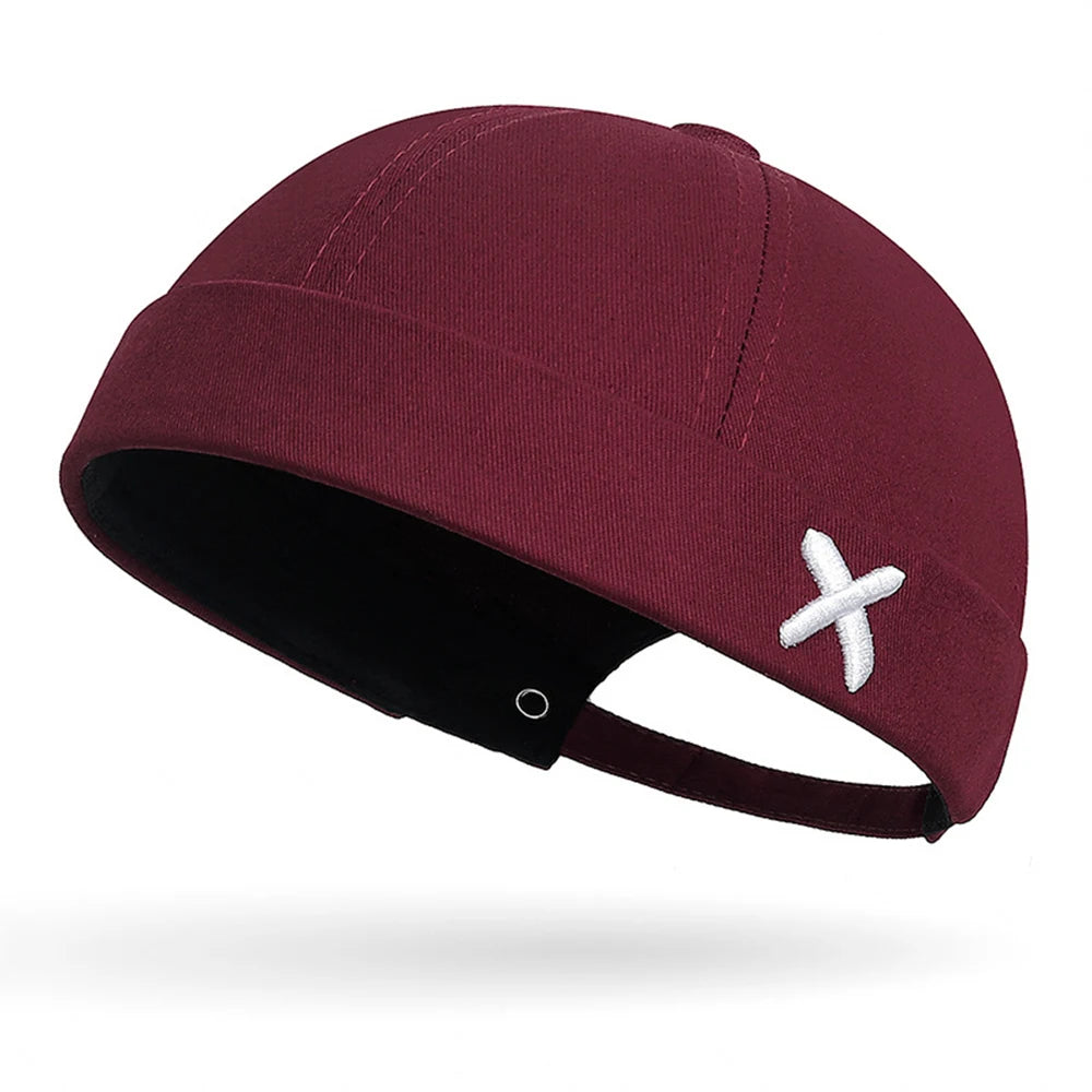Denim Docker Cap – Brimless Sailor Beanie, Adjustable