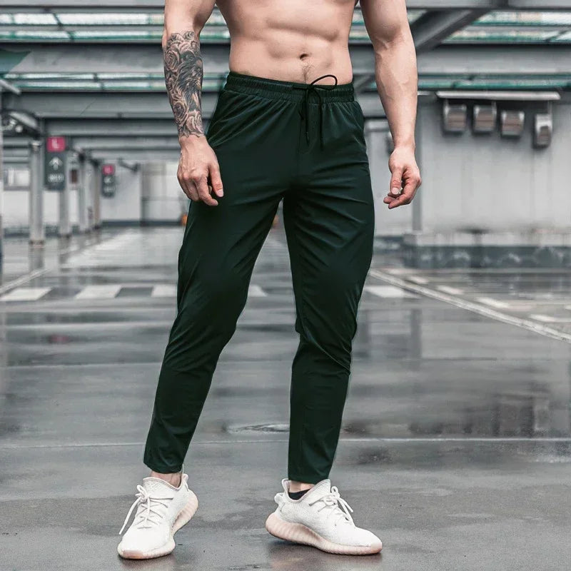 Men Running Sweatpants | Slim Athletic Sweatpants, Ankle Banded Trousers for Outdoor Training