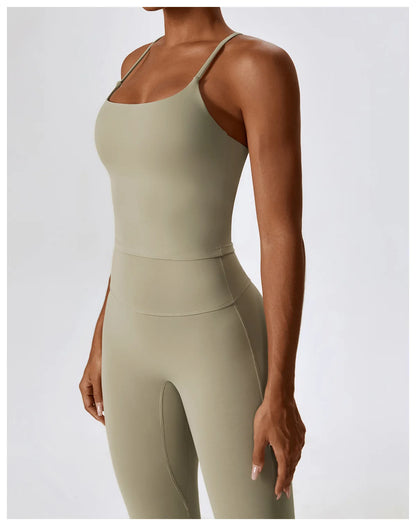 Women Yoga Set – Seamless Sportswear Gym Legging & Fitness Bra Crop Top