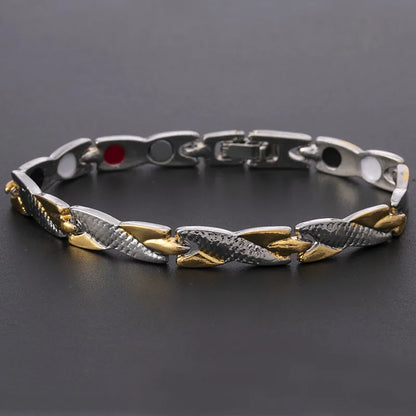New Dragon Pattern Twisted Healthy Magnetic Magnet Bracelet for Women Power Therapy Magnets Bracelets Bangles for Women Men