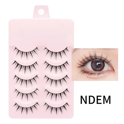 Manga Lashes - Soft Natural Thick False Eyelashes for Daily Makeup