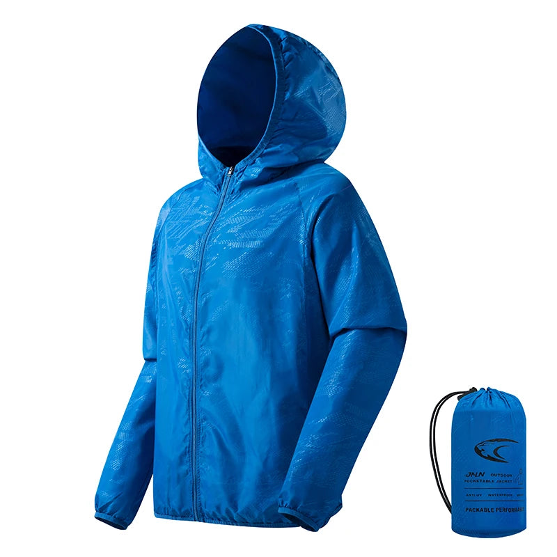 Waterproof Hiking Jacket - Lightweight Quick Dry Jacket With UPF 50+ Sun Protection Coat