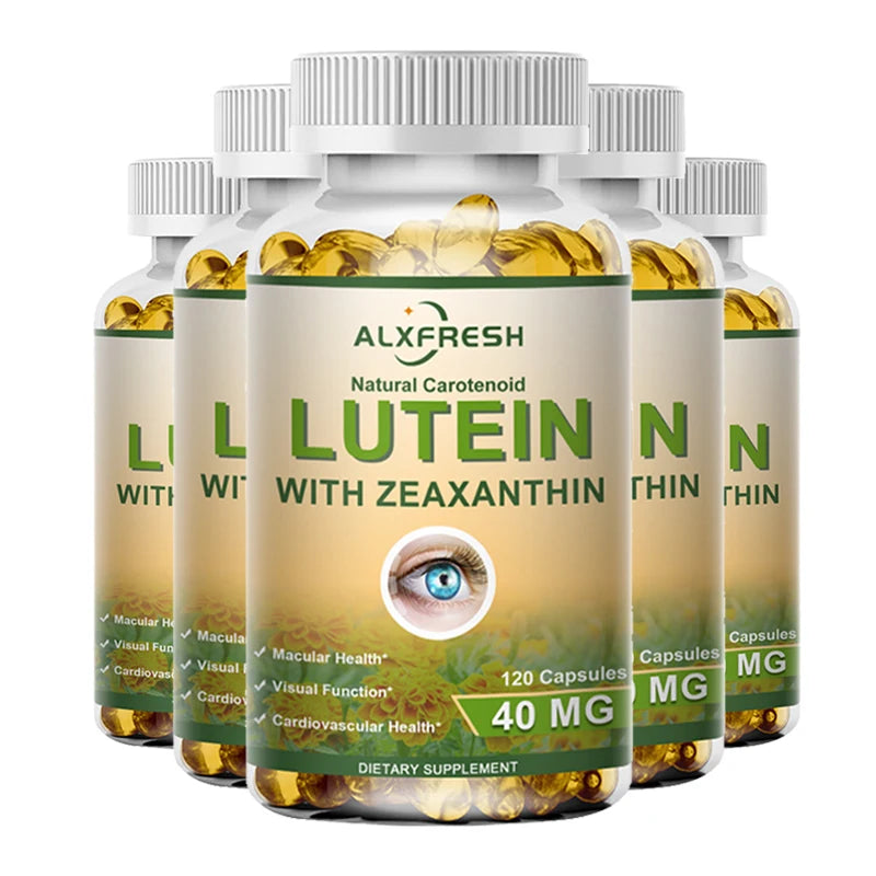 Alxfresh Lutein 40 mg With Zeaxanthin Health Supplements and Eyes Vitamins Supports Eye Strain Dry Eyes and Vision Health