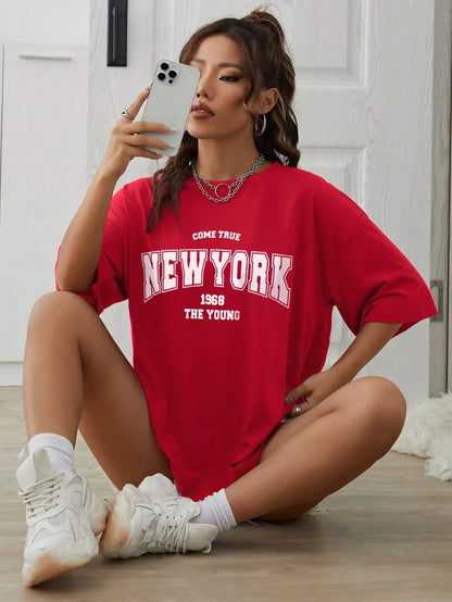 Plus Size Cotton T-Shirts - Women's Oversized Tees | Soft Breathable Summer Tops