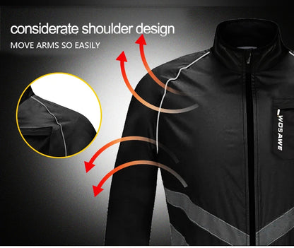 WOSAWE Cycling Jackets Summer Bicycle Jackets Windbreaker Lightweight MTB Sports Windbreaker Outdoor Sunscreen Riding Equipment
