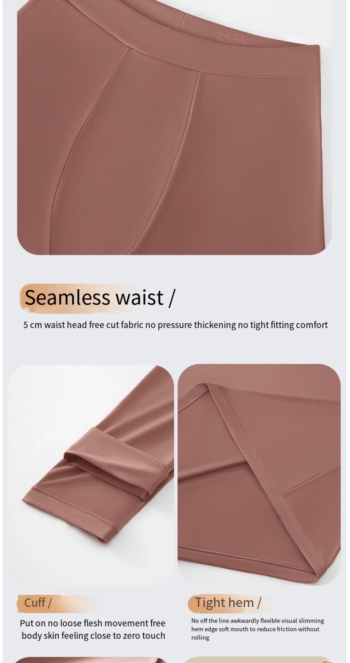 1pcs Men's Ultrathin Thermal Underwear High elasticity Plus Size Constant Temperature Seamless Long Sleeve Bottoming Set