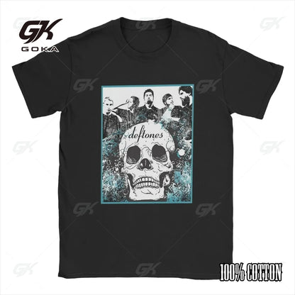 Deftones Cotton Singer Band T Shirt Men Women Hip Hop Rock Tee Fashion Short Sleeve T Shirt Summer Clothes T-shirts Tops