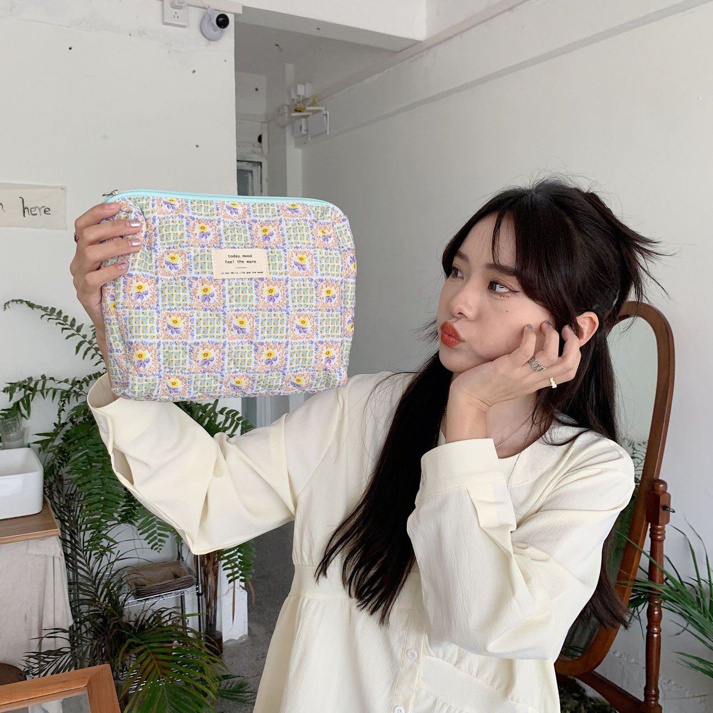 Baby Diaper Bag Cartoon Print Nappy Bag Zipper Handbag Carry Pack Travel Outdoor Diaper Storage Bag Multi Functional Storage Bag