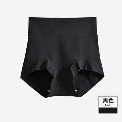 High Waist Underwear Women 60S Cotton Panties Plus Size Womens Briefs Cozy Female Underwear Tighten The Abdomen Safety Shorts