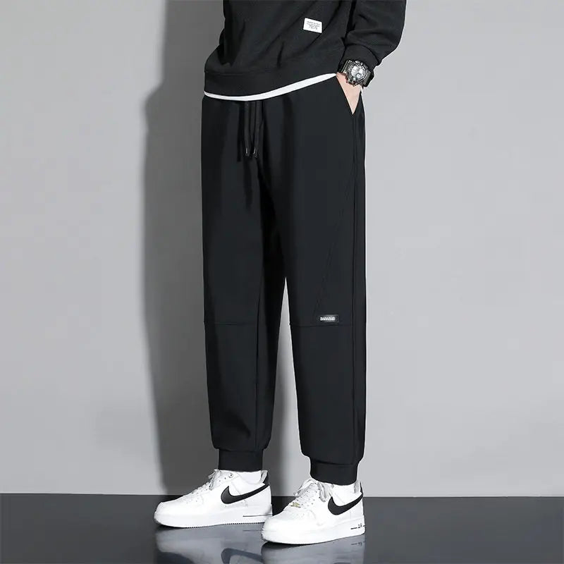 10XL Casual Pants Mens Straight Loose Trousers Men Clothing Elastic Waist Quick Dry Pants Summer Fashion Oversized Joggers Pants