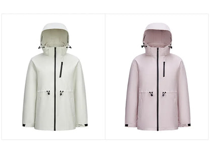 Semir Down Jacket Women 2026 New Two-Piece Three-in-One Outdoor Travel Daily Waterproof Oil-proof Stain-proof Woman Winter Coat