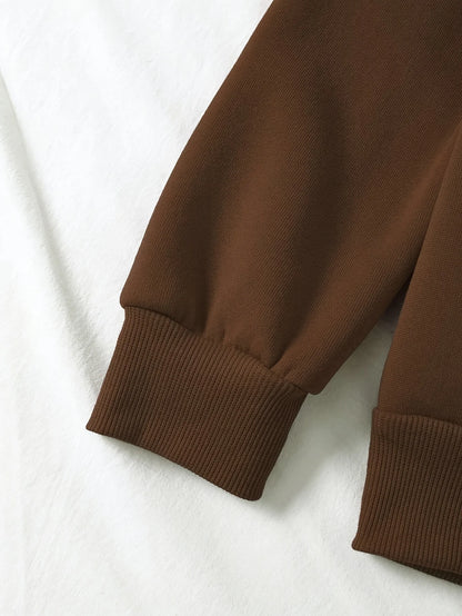 CLoose Sweatshirt Casual Long Sleeve Women Autumn and Winter Cartoon Bear Comfortable Pullover Crewneck Loose Female Clothes