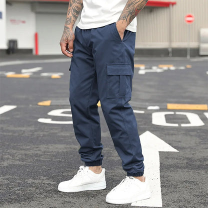 Men's Summer Tactical Cargo Pants Lightweight Casual Trousers  Wear-resisting Multi-pocket Outdoor Hiking Male ﻿