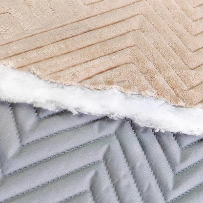 Light Blocking Curtain - Thermal Blackout Curtains for Bay Windows | Heavy Cotton, Double Layer