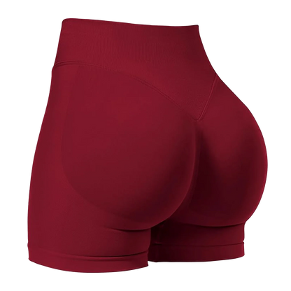 ZHEJIN Seamless Women Yoga Shorts High Waist Workout Gym Shorts Scrunch Butt Lift Biker Shorts Tummy Control Push Up Fitness