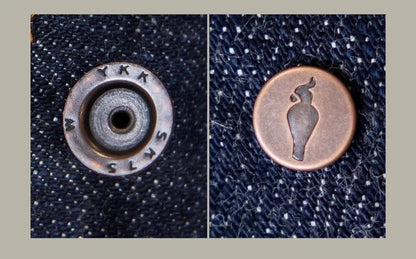 Red Tornado 11MJ Selvedge Denim Jacket Men's Rugged Wear Unlined Western Jean Outerwear