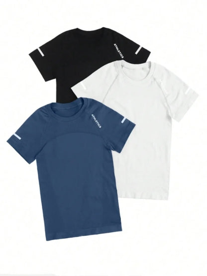 Seamless Fitness T-Shirt - Quick Drying Shirt | Breathable Workout Shirt For Women