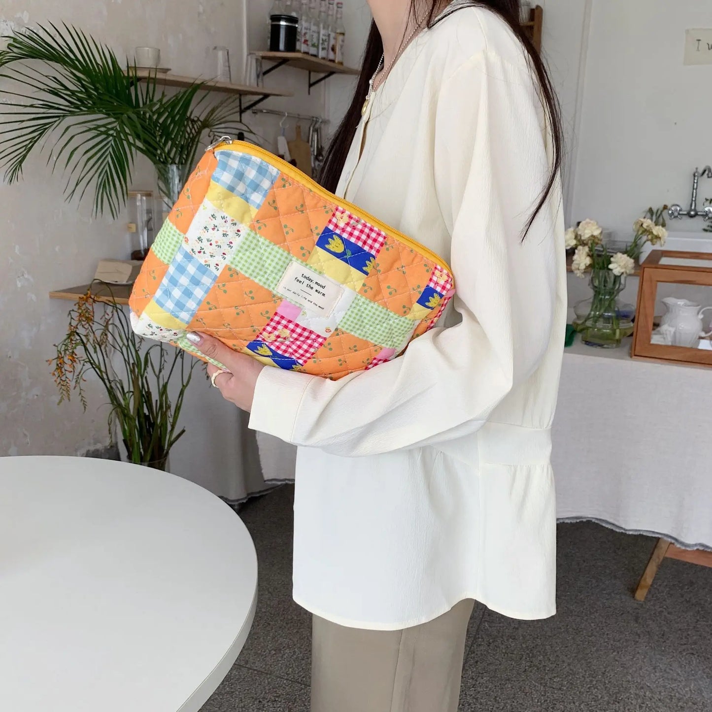 Baby Diaper Bag Cartoon Print Nappy Bag Zipper Handbag Carry Pack Travel Outdoor Diaper Storage Bag Multi Functional Storage Bag