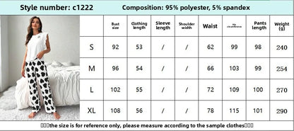 Summer Pajamas Set Women Summer Trousers Sets Pijama Women's Pajama Sleepwear Woman Sleeping Sexy Sleep Lounge Underwear