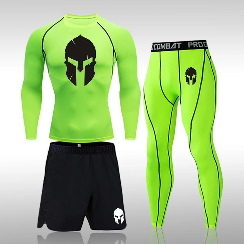 Men Sport Suits - Compression Workout Gear | Rashguard Shirts & MMA Fightwear