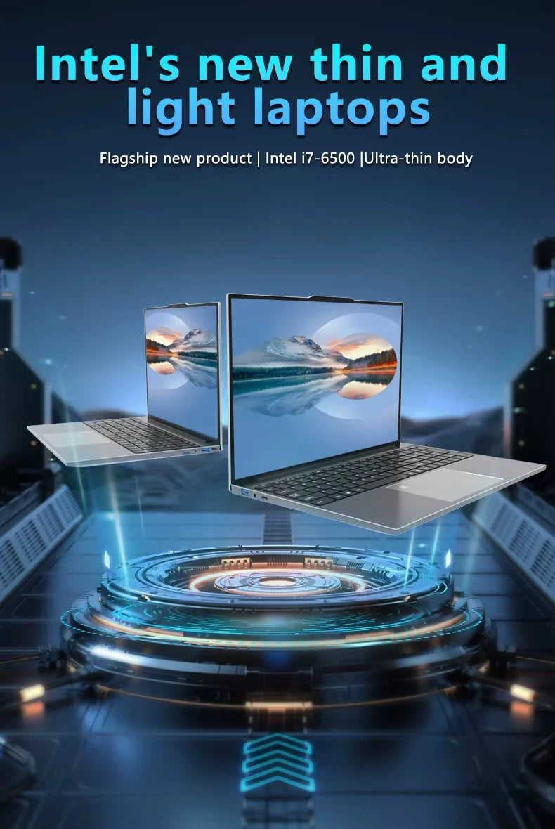 Intel Core i7 Laptop - 15.6 Inch Ultra Slim Notebook Computer | 16GB DDR4 RAM, 1TB SSD Storage, Windows 11