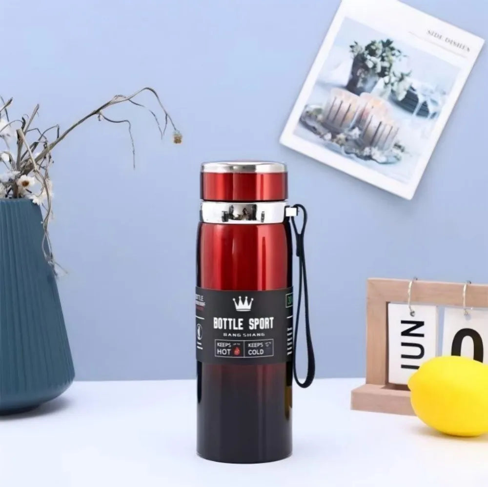 800ml/1000ml 316 Stainless Steel Thermos Cup Sports Home Travel Kettle Portable Sling Kettle Large Capacity Outdoor