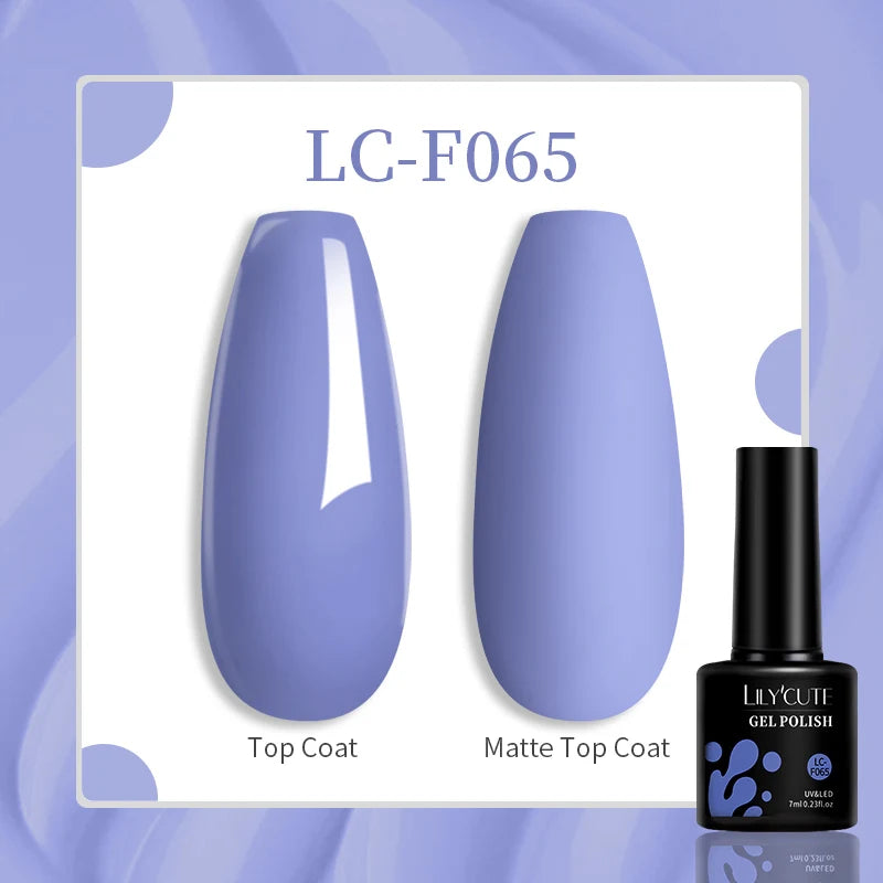 Gel Nail Polish - LILYCUTE UV Gel Varnish 7ML | Soak Off, Long Lasting Colors