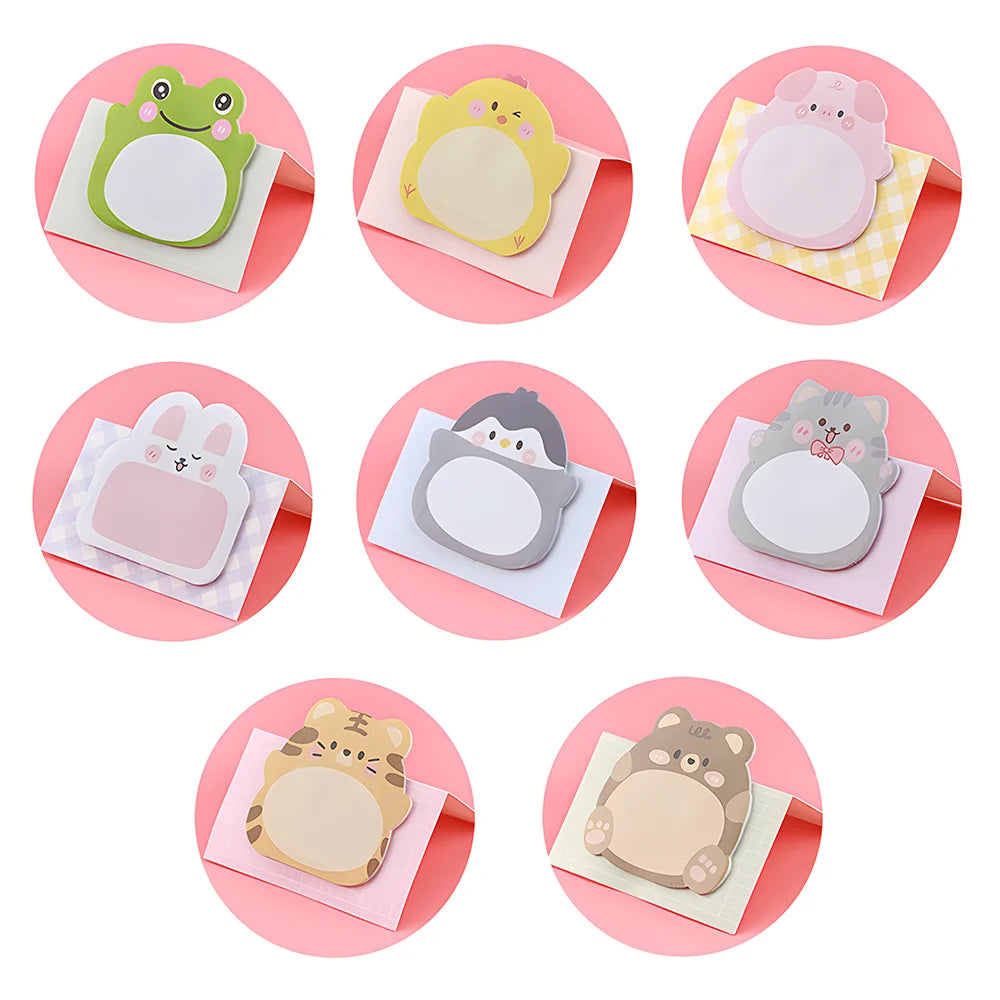Kawaii Sticky Notes - Cute Journaling Memo Pads for To-Do Lists and Planning