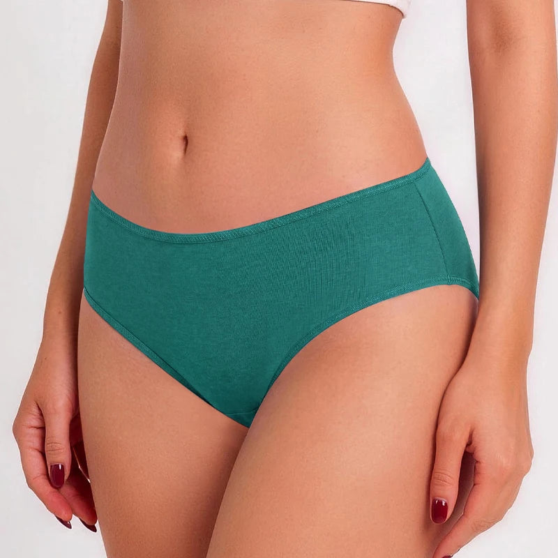 7Pcs Cotton Breathable Panties Women Comfortable Underwear Seamless Low Waist Underpants Fashion Girls Solid Color Sexy Lingerie