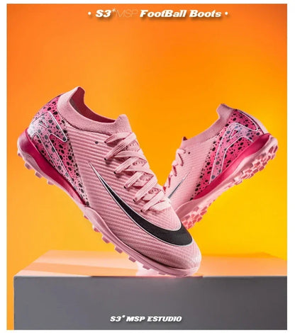 Professional Football Boots – Ultra-Light Soccer Cleats For Men & Women | Non-Slip Grass Shoes