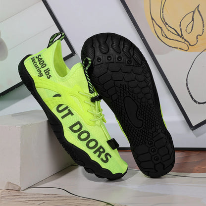 Men Water Shoes Swimming Barefoot Quick Dry Lightweight Aqua Sneakers Outdoor Sports Five Fingers Upstream Wading Shoes Summer Breathable Surfing Sandals Beach Trekking New Big Size