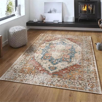 Velvet Carpet - Nordic Moroccan Style Crystal Velvet Rug | Dirt Resistant, Washable & Non Slip
