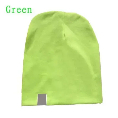 Hip Hop Baby Hat  Scarf Set - Cotton Toddler Cap for Boys  Girls Winter Warm Solid Color