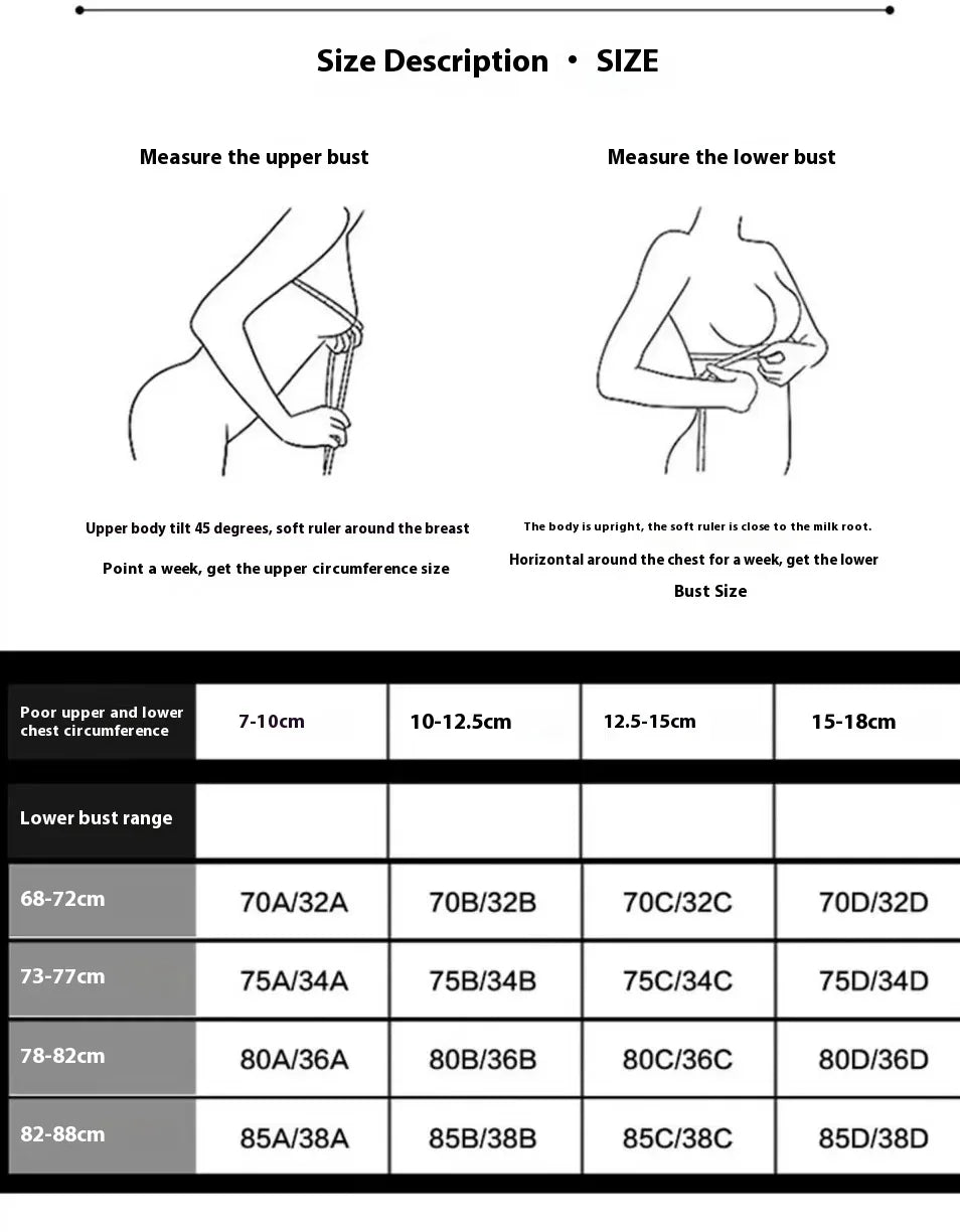 Pink Underwear for Women, Thin, Large Breasts, Small Breasts, Gathered Full Cups, Anti-drooping, Ultra-thin Bra. Bra Set