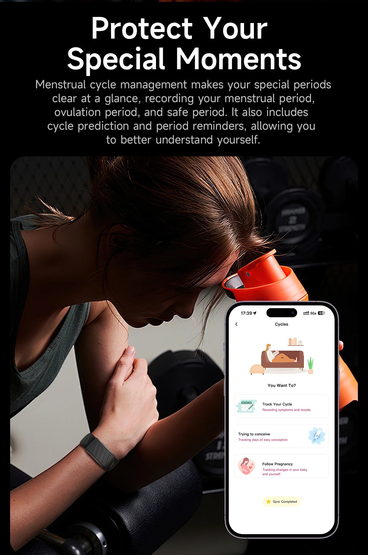 2026 New Screenless Fitness Tracker Health Smart Band ECG+PPG Uric Acid Blood Oxygen Body analysis Smart Bracelet For Men Women