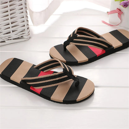 New Men's Slippers Men Summer Shoes Mixed Colors Sandals Male Slipper Indoor and Outdoor Flip Flops Casual Beach Shoes for Man