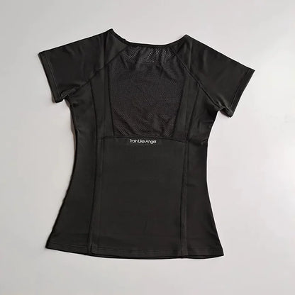 Outdoor Sports Shirt Sportswear Yoga Wear Women's Sports T-Shirt Fitness Clothes Running Yoga Top Female Workout Tops T-shirt