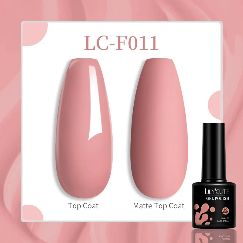 Gel Nail Polish - LILYCUTE UV Gel Varnish 7ML | Soak Off, Long Lasting Colors