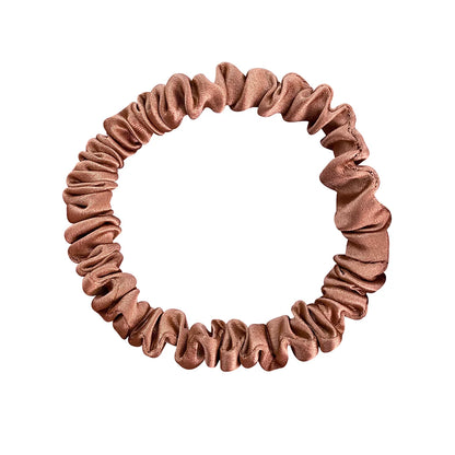 100% Pure Mulberry Silk Scrunchies Hair Bands Ties Gum Elastics Ponytail Holders for Women Girls Hair Accessories 19 Momme 1.5CM
