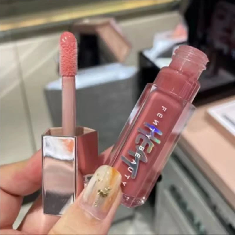 Fenty Beauty Makeup Suit Lip Gloss High Gloss Matt Powder Contour Stick and Setting Loose Powder Lady Lasting Natural Makeup