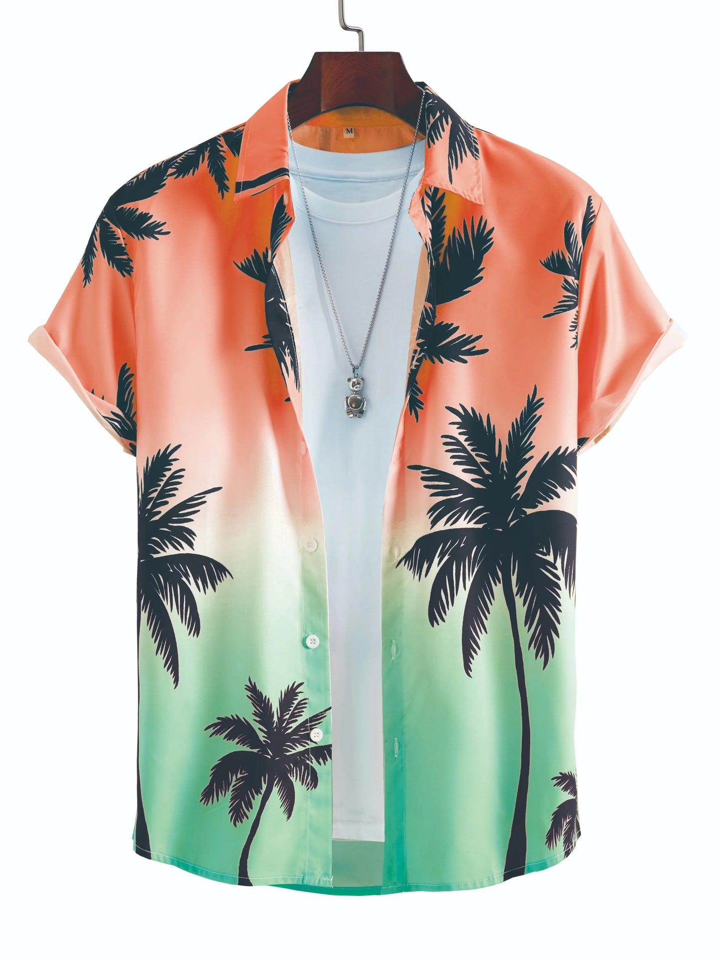 Hawaiian Men's Shirt Summer Outdoor Beach Men's Short-sleeved Shirt Urban Everyday Casual Men's Shirt Street Fashion Men's Shirt